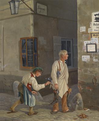 Carl Georg Köster - Dipinti a olio e acquarelli del XIX secolo