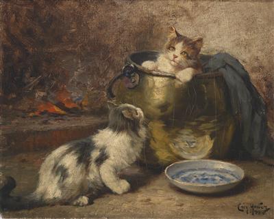 Leon Charles Huber - Obrazy 19. století