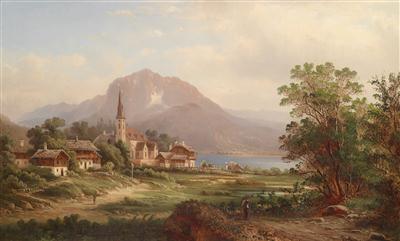 J. August, 19th Century - Dipinti a olio e acquarelli del XIX secolo