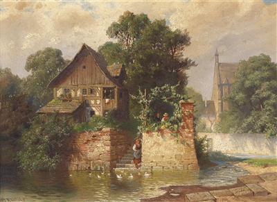 Johann Kautsky - 19th Century Paintings and Watercolours