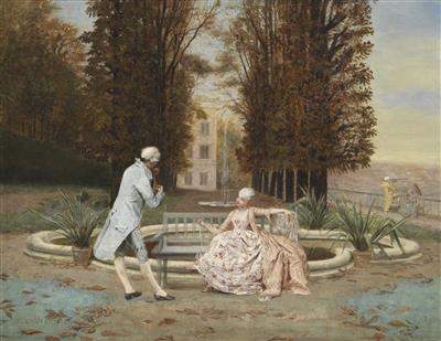 Elia Joseph Laurent - Ölgemälde und Aquarelle des 19. Jahrhunderts
