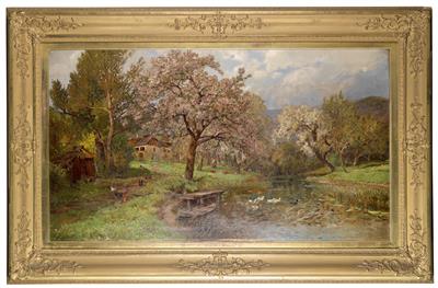 Alois Arnegger * - Dipinti a olio e acquarelli del XIX secolo