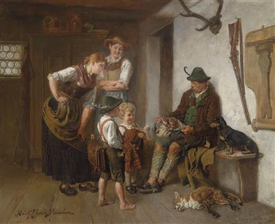 Adolf Eberle - 19th Century Paintings