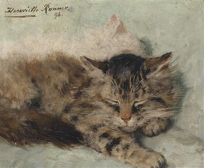 Henriette Ronner (neé Knip) - Obrazy 19. století