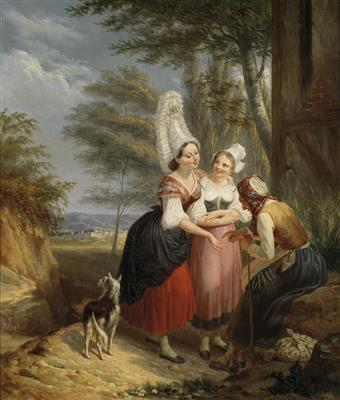 Martin Silvestre Baptiste - 19th Century Paintings