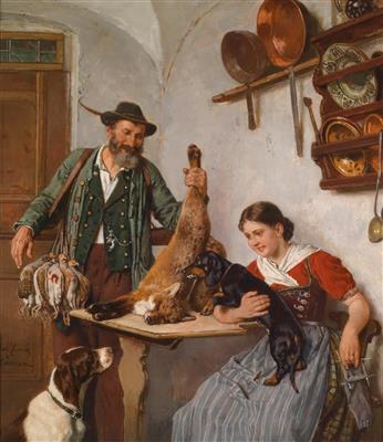 Adolf Eberle - Dipinti a olio e acquarelli del XIX secolo