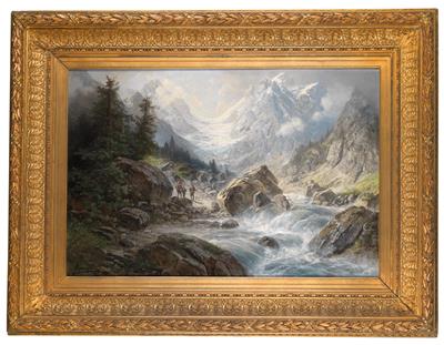 Alfred von Schönberger - Dipinti a olio e acquarelli del XIX secolo