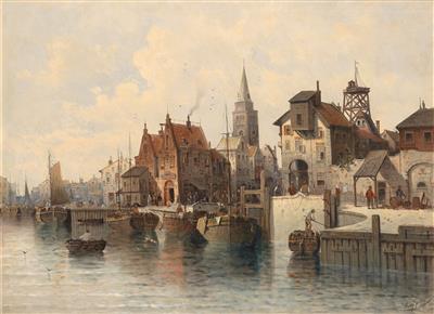 August von Siegen - Dipinti a olio e acquarelli del XIX secolo