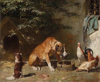 Friedrich Lossow - Dipinti a olio e acquarelli del XIX secolo