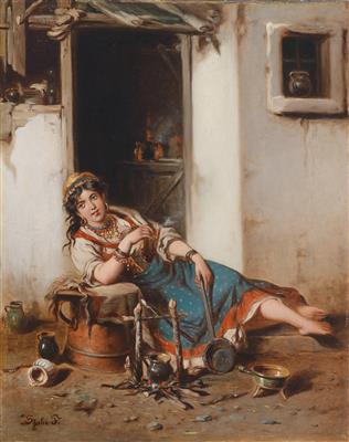 F. Szabo um 1890 - Ölgemälde und Aquarelle des 19. Jahrhunderts