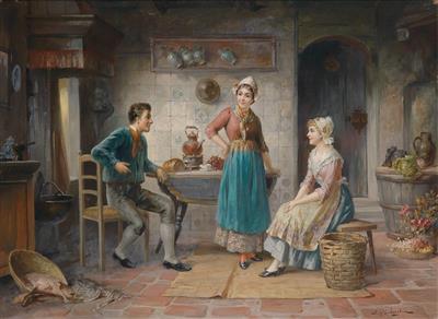Franz von Persoglia - Ölgemälde und Aquarelle des 19. Jahrhunderts