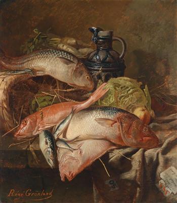 Rene Grönland - Dipinti a olio e acquarelli del XIX secolo