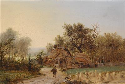 Georg Gillis van Haanen - Ölgemälde und Aquarelle des 19. Jahrhunderts