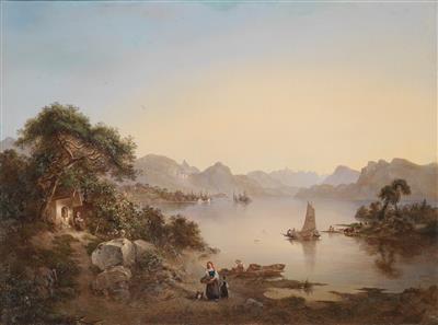 Josef Nikolaus Bütler - Dipinti a olio e acquarelli del XIX secolo