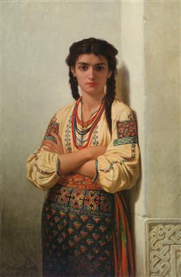 Emile Charles Hippolyte Vernet-Lecomte - Gemälde des 19. Jahrhunderts
