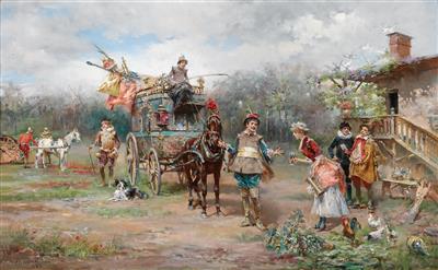 Etienne W. um 1880 - Gemälde des 19. Jahrhunderts
