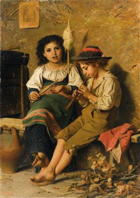 Luigi Bechi - Gemälde des 19. Jahrhunderts