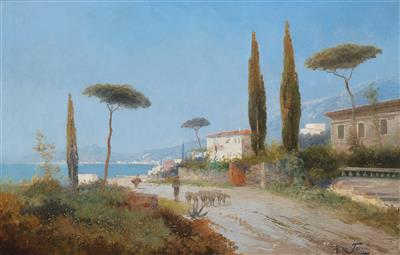 A. L. Terni, Italy, c.1880 - Dipinti a olio e acquarelli del XIX secolo