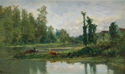 attributed to Charles-Francois Daubigny - 19th Century Paintings and Watercolours