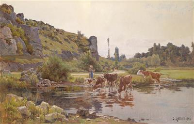 Clovis-Frederick Terraire - 19th Century Paintings and Watercolours