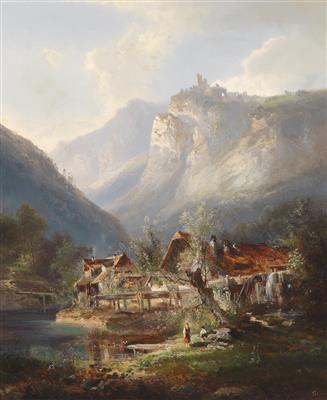 Ferdinand Feldhütter - Obrazy 19. století