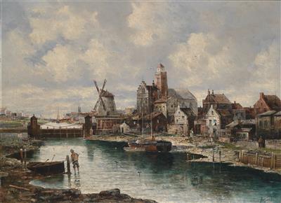 August von Siegen - Dipinti a olio e acquarelli del XIX secolo