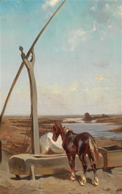 August Xaver Karl Ritter von Pettenkofen Umkreis - Ölgemälde und Aquarelle des 19. Jahrhunderts