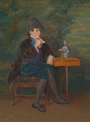 Emanuel Bachrach-Barree * - Dipinti a olio e acquarelli del XIX secolo