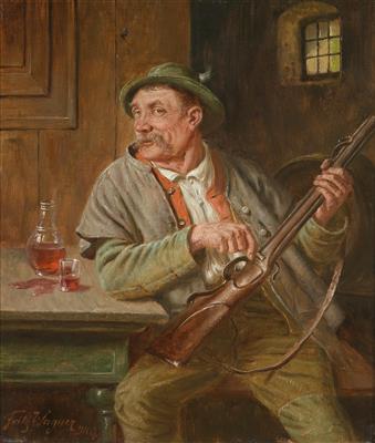 Fritz Wagner - Dipinti a olio e acquarelli del XIX secolo