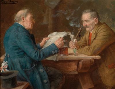 Fritz Wagner - Dipinti a olio e acquarelli del XIX secolo
