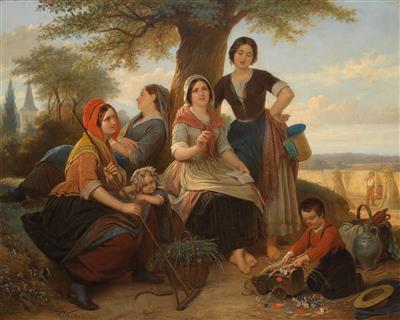 Bernard Pieter Weiser - Obrazy 19. století