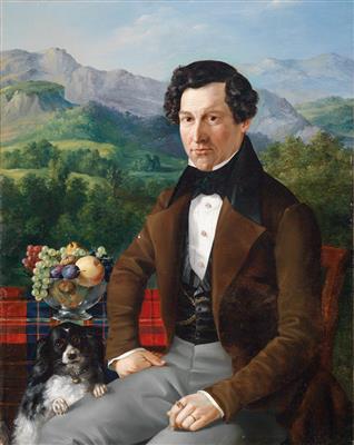 J. Böhm, around 1840 - Dipinti a olio e acquarelli del XIX secolo