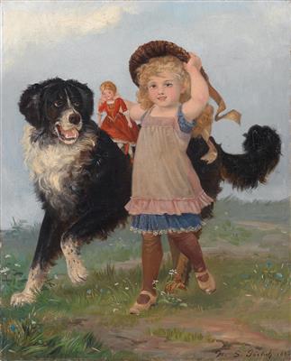 Marie and Sophie Görlich - Dipinti a olio e acquarelli del XIX secolo