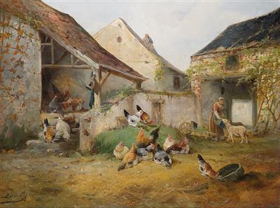 P. Devillers, Frankreich Ende 19. Jhdt. - Ölgemälde und Aquarelle des 19. Jahrhunderts