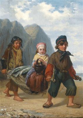 Julius Wagner - Dipinti a olio e acquarelli del XIX secolo