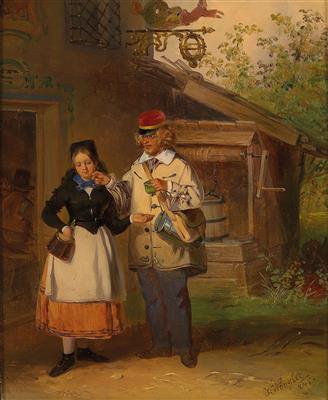 Johann Baptist Wengler - 19th Century Paintings