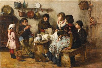 Vittorio Emanuele Bressanin - 19th Century Paintings
