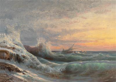 Arthur Calame - Dipinti a olio e acquarelli del XIX secolo