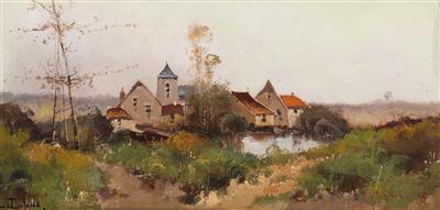 Eugene (Louis Dupuy) GalienLaloue - 19th Century Paintings and Watercolours