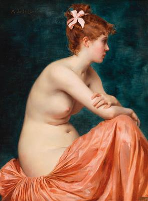 Auguste de la Brely - 19th Century Paintings