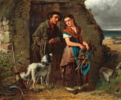 Eduard Charles Barnes - 19th Century Paintings