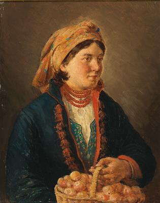 Hypolit Lipinski - ein Paar (2) - Gemälde des 19. Jahrhunderts