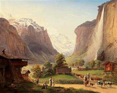 Joseph Steingrübel - 19th Century Paintings
