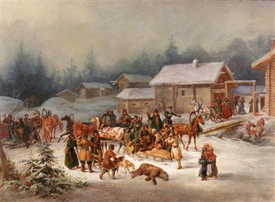 Wilhelm Amardus Beer zugeschrieben - Gemälde des 19. Jahrhunderts