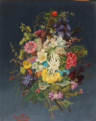 Anna Stainer-Knittel - Dipinti a olio e acquarelli del XIX secolo