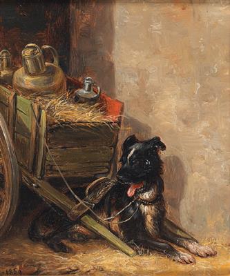 Henriette Ronner (geb. Knip) zugeschrieben - Ölgemälde und Aquarelle des 19. Jahrhunderts