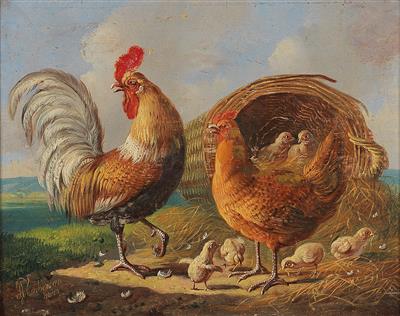 Albertus Verhoesen - Ölgemälde und Aquarelle des 19. Jahrhunderts