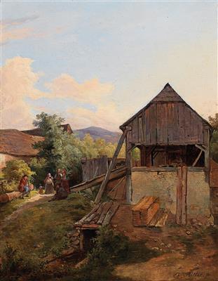 Eduard Ritter - Dipinti a olio e acquarelli del XIX secolo
