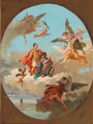 Giovanni Battista Tiepolo, Nachfolger - Ölgemälde und Aquarelle des 19. Jahrhunderts