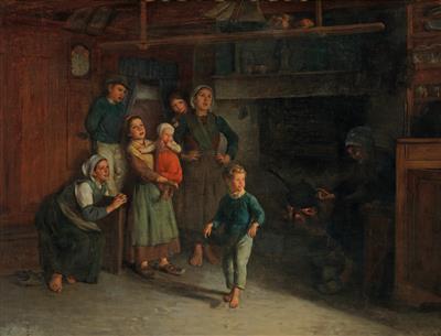 Benjamin Vautier - 19th Century Paintings